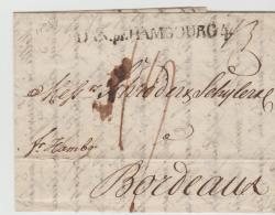 DK-V011 /  DÄNEMARK - Copenhagen 1810 Mit Extrem SELTENEM Transitstempel  DAN.pr. Hamburg 4 - ...-1851 Prephilately