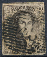Stamp Belgium 1849-50 King Leopold I 10c Imperf Used Lot 3 - 1849-1850 Medallones (3/5)