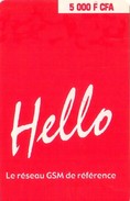 SENEGAL. SN-HEL-REF-0002. Hello - Red Card. (006) - Senegal