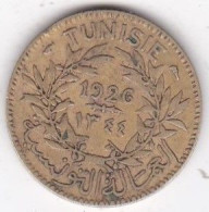 Protectorat Français Bon Pour 1 Franc 1926 – AH 1344 En Bronze-aluminium , Lec# 238 - Tunisie