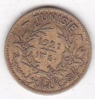 Protectorat Français Bon Pour 50 Centimes 1921 – AH 1340 En Bronze-aluminium, Lec# 182 - Tunisie