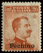 ITALY ITALIA BEIJING PECHINO 1917 20 CENT. (Sass. 12) NUOVO LINGUELLATO OFFERTA! - Pékin