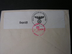 Russland Cv, Leningrad 1940 Zensur Oberkomando - Lettres & Documents