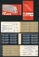 ARGENTINA "AIR FRANCE: Old Complete Booklet With 16 Labels ""POR AVION"", With A - Non Classificati