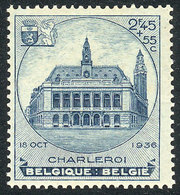 BELGIUM Sc.B179a, 1936 Charleroi Philatelic Exposition, Unmounted, VF Quality, C - Altri & Non Classificati