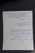 Lettre Ancienne - LIMOGES - Syndicat D'expansion Et D'exportation De La Race Bovine LIMOUSINE. - Agriculture