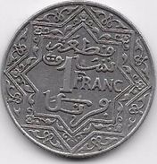 Maroc 1 Franc Empire Cherifien - Maroc