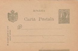 KING CHARLES 1ST OF ROMANIA, PC STATIONERY, ENTIER POSTAL, UNUSED, ABOUT 1908, ROMANIA - Briefe U. Dokumente