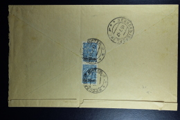 Russian Latvia : Registered Cover 1917 Witebsk Kraslau - Lettres & Documents