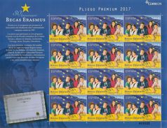 2017-ED. 5168 En PLIEGO PREMIUM -30 Aniversario De Las Becas Erasmus - NUEVO- - Volledige Vellen