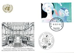 ONU Vienne 2017  - White Card Prague Dance Danse Tanz 8-9 9 2017 - Cartes-maximum