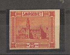 Sarre -Saargebiet _  25c Non Dentelé - Essai Orange - Jaune-  1922-  N°88 - Otros & Sin Clasificación