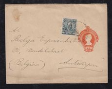 Brazil Brasil 1910 Uprated Stationery Wrapper To BELGIUM ESPERANTO - Briefe U. Dokumente