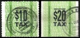 AUSTRALIA, Airport Departure Tax, B&H 4, 7, Used, F/VF - Fiscale Zegels