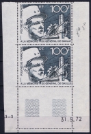 Polynésie Française AE Yv Nr 70   Maury 65 MNH/** Sans Charnière  Postfrisch 1972 Coin De Feuille - Unused Stamps
