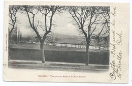 2807 - Chatou Vue Prise Sur Rueil Et Le Mont Valérien Pour Westcliff-on-Sea Semeuse Convoyeur Saint Germain à Paris - Chatou