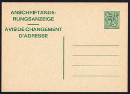 Changement D'adresse N° 22 V AF - Non Circulé - Not Circulated - Nicht Gelaufen. - Avis Changement Adresse