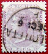 BRITISH INDIA 1865 8p Queen Victoria Used WATERMARK: ELEPHANT'S HEAD - 1858-79 Kolonie Van De Kroon