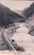 Chemin De Fer Viège - Zermatt, Train Longeant La Viège (11198) - Viège