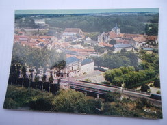 CPSM LENCLOITRE - HAUTE VIENNE 86 - VUE PANORAMIQUE AÉRIENNE - Lencloitre