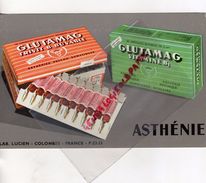92- COLOMBES- RARE BUVARD LABORATOIRE LUCIEN - PHARMACIE ASTHENIE- GLUTAMAG VITAMINE B1 - Produits Pharmaceutiques