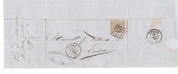 TP 17 S/LAC Van Acker-De Coster & Cie Gent LOS 141 C.Gand 24/10/1868 V.Eecloo C.d'arrivée PR4776 - Punktstempel