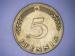 ALLEMAGNE - 5 PFENNIG 1966 G - 5 Pfennig