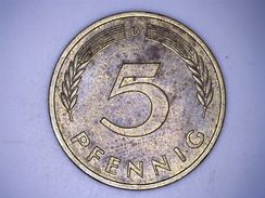 ALLEMAGNE - 5 PFENNIG 1980 D - 5 Pfennig