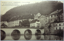 VUE SUR LE DOUBS ET L'ANCIEN COUVENT DES URSULINES - St HIPPOLYTE - Saint Hippolyte