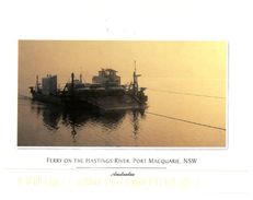 (328) Australia - (with Satamp At Back Of Card) - NSW-  Port Macquarie Ferry - Port Macquarie