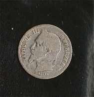 NAPOLEON  III   50 CENT  Argent 1867  Tête Laurée - 50 Centimes