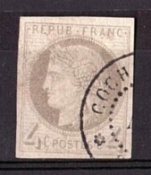 France - Colonies Générales - 1872 - Cérès - N° 16 -TB - Cochinchine - Cote 650 - Signé - Used Stamps