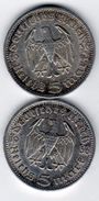 2 Monnaies Du Troisième Reich > 5 Reichsmark 1936 Argent Lettre A Berlin - T T B - - 5 Reichsmark