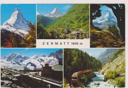 SUISSE,SWITZERLAND,SWISS,HELVETIA,SCHWEIZ ,VALAIS,ZERMATT,TRAIN,GLACIER,TORRENT - Zermatt