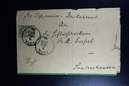 Russia : Newspaper Rapper 1890 To  Livland Arensburg Sondershausen - Stamped Stationery