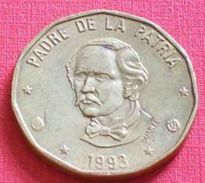 REPUBLIQUE DOMINICAINE - REPUBLIC DOMINICANA - 1 PESOS (1993) - Dominicaine