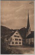 Mollis - Kirchenplatz, Post Und Telegraph - Photo: E. Jeanrenaud - Mollis