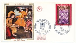 ANDORRE - 3 Enveloppes FDC =>  Retable De St Jean De Caselles - 1970 - FDC