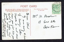 COGH   Mussel Bay Post Card To Cape Town  SG 70 - Kaap De Goede Hoop (1853-1904)