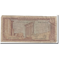 Billet, Lebanon, 1 Livre, 1980, Undated, KM:61c, B - Lebanon