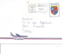 Nouvelle-Calédonie ( Lettre Par Avion  De 1988 De Nouméa Vers La France à Voir) - Brieven En Documenten