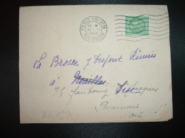 LETTRE (PLI) TP CERES DE MAZELIN 80c OBL.MEC. 30 XI 1945 PARIS TRI N°16 + COMPTOIR DES VEGETAUX - 1945-47 Ceres (Mazelin)