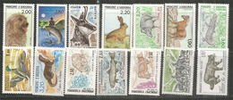 La Faune En Andorre.  14 Timbres Neufs ** Différents - Otros & Sin Clasificación