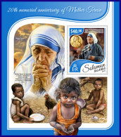 SOLOMON ISLANDS 2017 ** Mother Teresa Mutter Teresa Mere Teresa S/S - OFFICIAL ISSUE - DH1741 - Mère Teresa