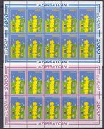 Europa Cept 2000 Azerbaijan 2v 2 Sheetlets  ** Mnh (F6731) - 2000