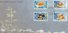 GOOD HONG KONG FDC 1993 - Goldfishes - FDC