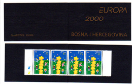 2000   Bosnie-Herzegovine 2000, Europa, 2 X  C 320**, Cote 28 €, - 2000