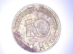 ALLEMAGNE 10 PFENNIG 1980 F - 10 Pfennig