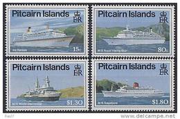 PITCAIRN  - Bateaux, Navires De Croisière- 4v Neufs*** (MNH SET) - Pitcairneilanden