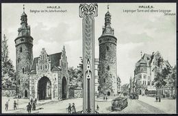 Halle (Saale), Galgtor, Leipziger Turm, Leipziger Strasse - Halle (Saale)